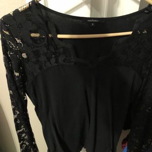 Black Lace Ambiance Blouse